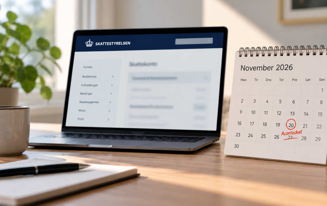 Acontoskat inden den 20. november 2026 - hold øje med e-boks